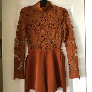 Feature brand Forever 21 Lace Romper